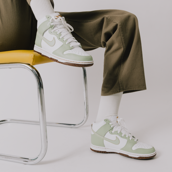 Nike Dunk High Inspected By Swoosh Honeydew