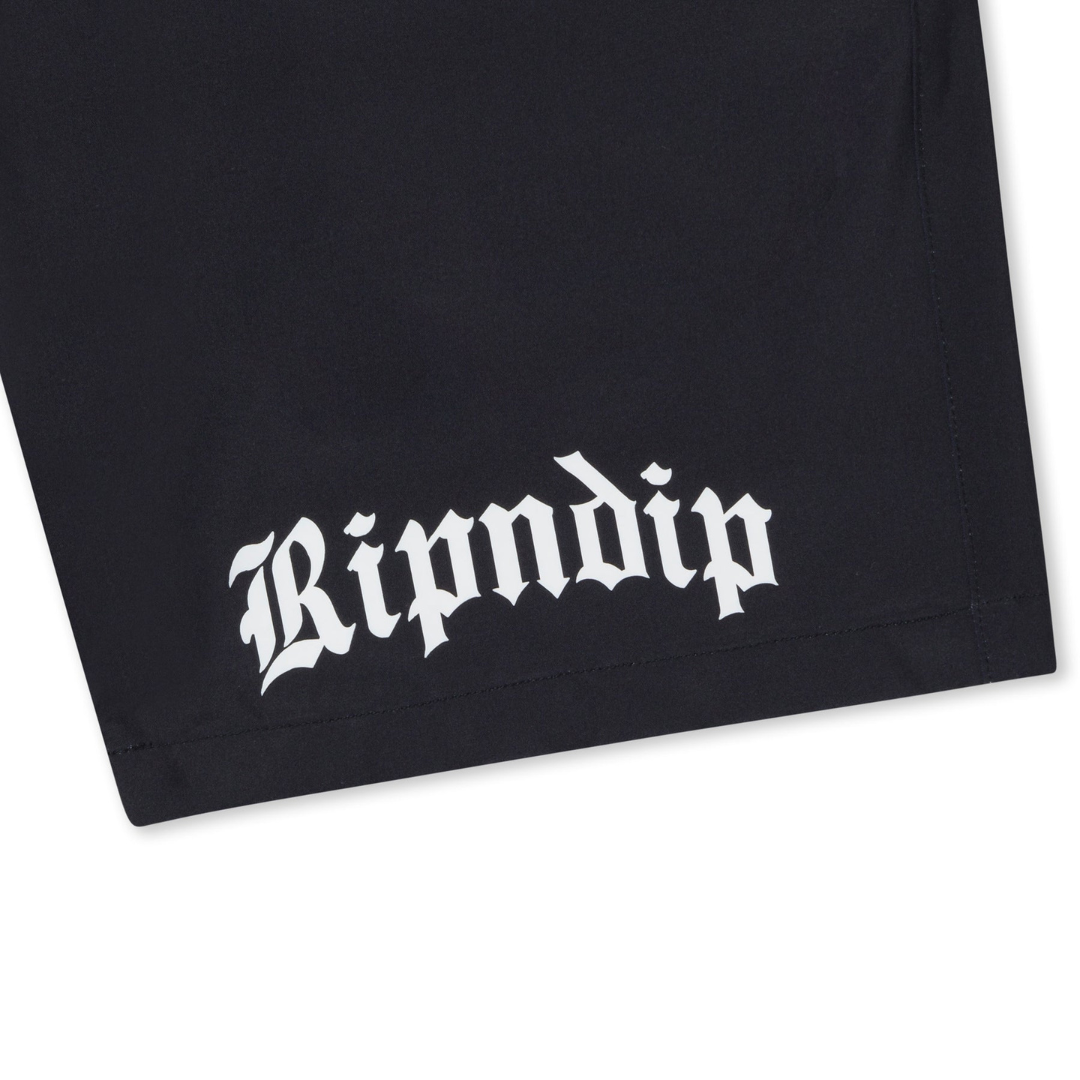 SHORT RIPNDIP WE COME IN PEACE SWIM SHORTS (BLACK)