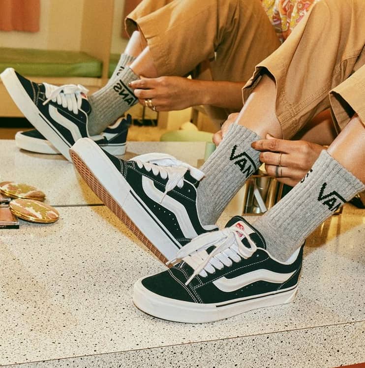 VANS KNU SKOOL BLACK/WHITE