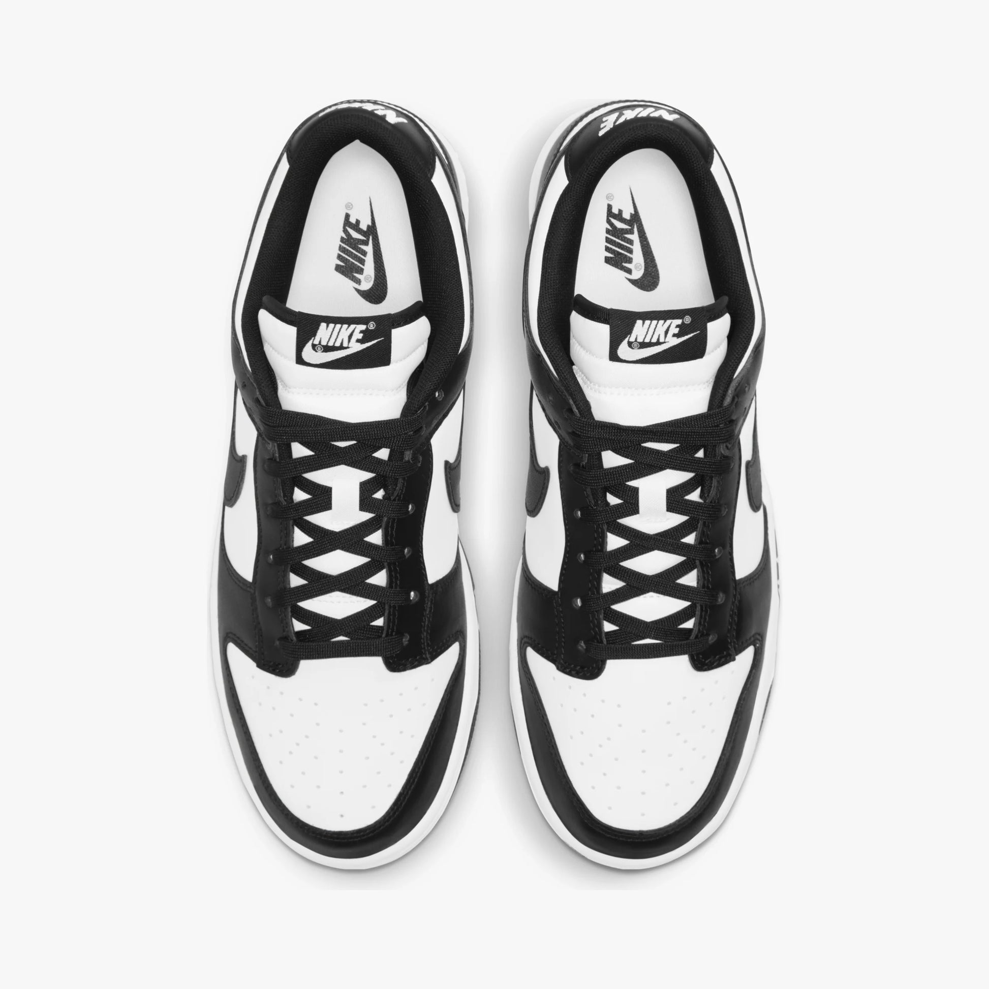 Nike low top black and white shop
