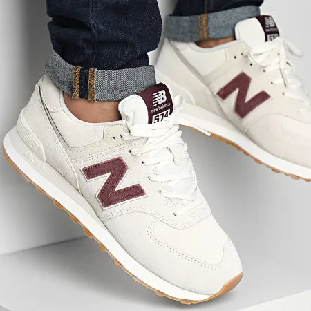 NEW BALANCE 574 NIMBUS BURGUNDY