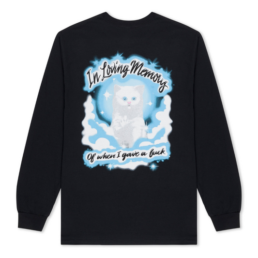 LONG SLEEVE RIPNDIP IN LOVING MEMORY LONG SLEEVE (BLACK)