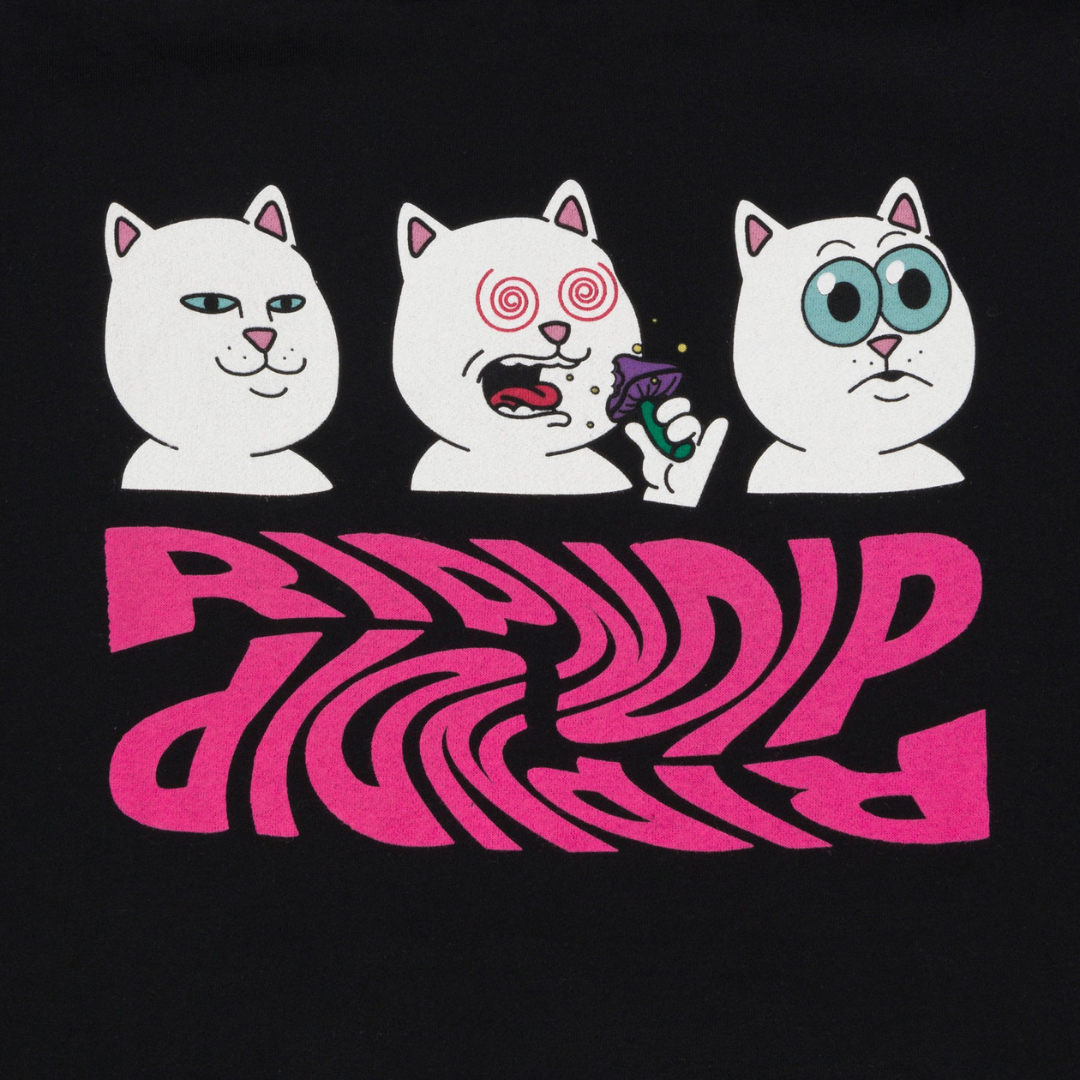 HOODIE RIPNDIP SHROOM DIET HOODIE (BLACK)