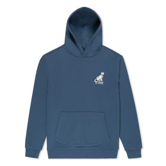 HOODIE RIPNDIP MAN I LOVE FELINES HOODIE (STORM BLUE)