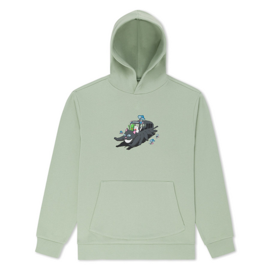 HOODIE RIPNDIP ADVENTURE BUS HOODIE (SAGE)