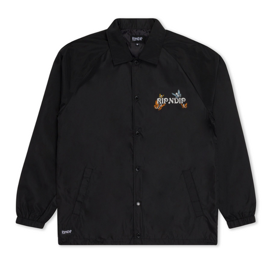 JACKET RIPNDIP ILLUSION JERM COACHES JACKET (BLACK)